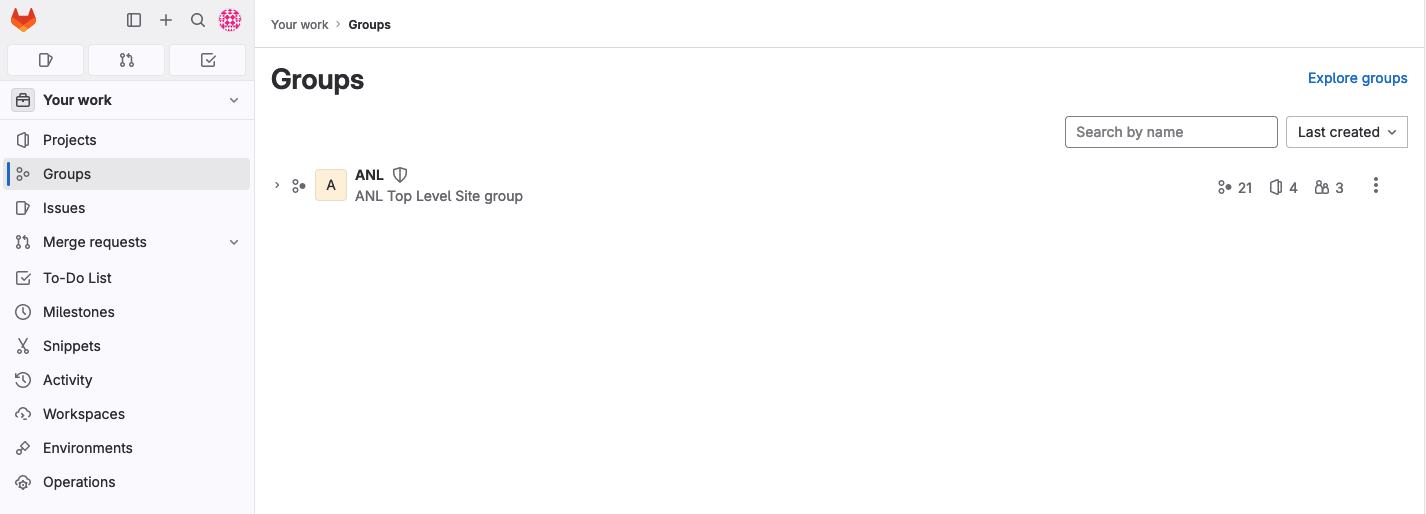 GitLab Your Groups
